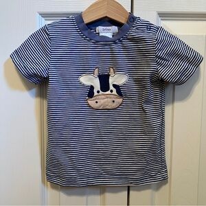 Embroidered Cow Shirt